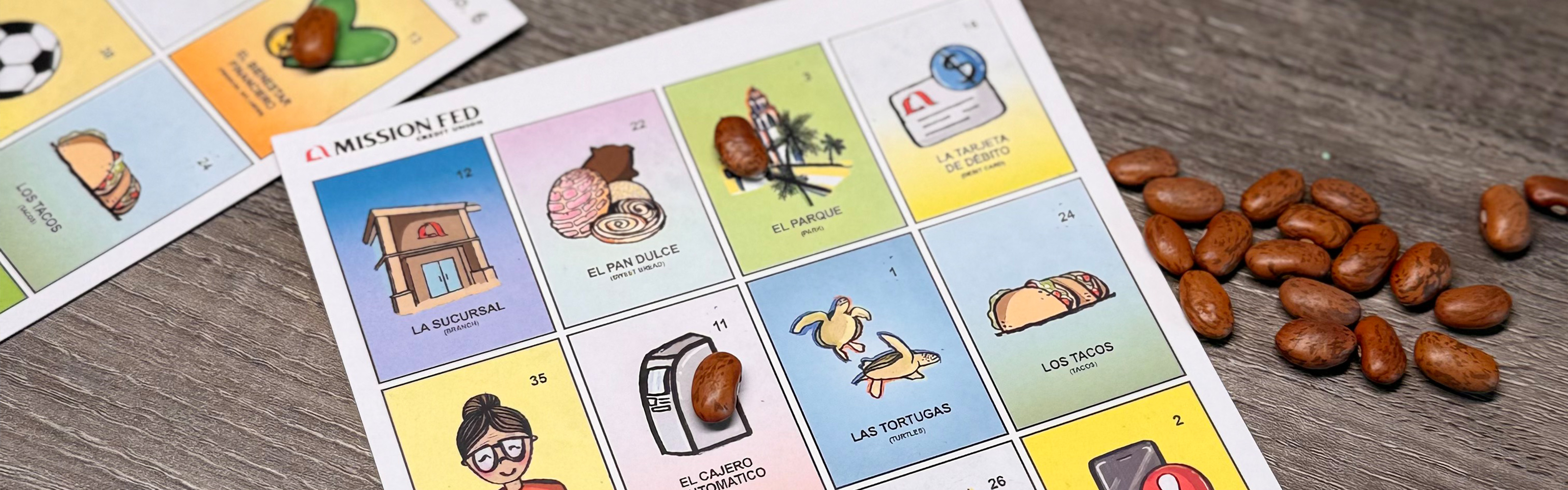 Mission Fed La Lotería cards