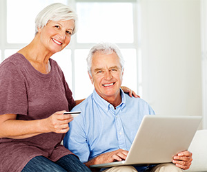 couple on a computer